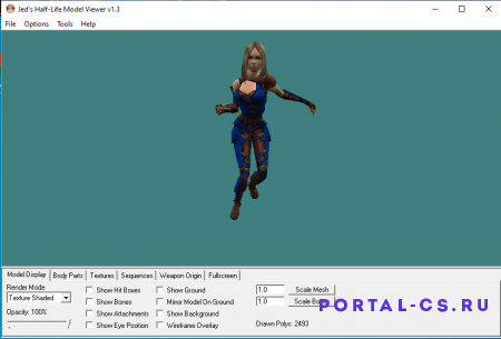 Скачать программу Half-Life Model Viewer для CS 1.6