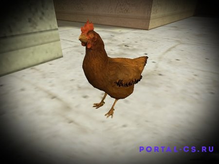 Скачать модель курицы "CS:GO Chicken" для CS 1.6
