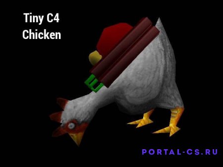 Скачать модель курицы Tiny C4 Chicken для CS 1.6