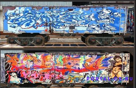 Скачать текстуры Graffiti train для CSS