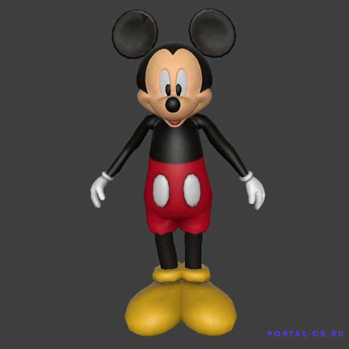Скачать модель игрока Mickey Mouse для CS:GO